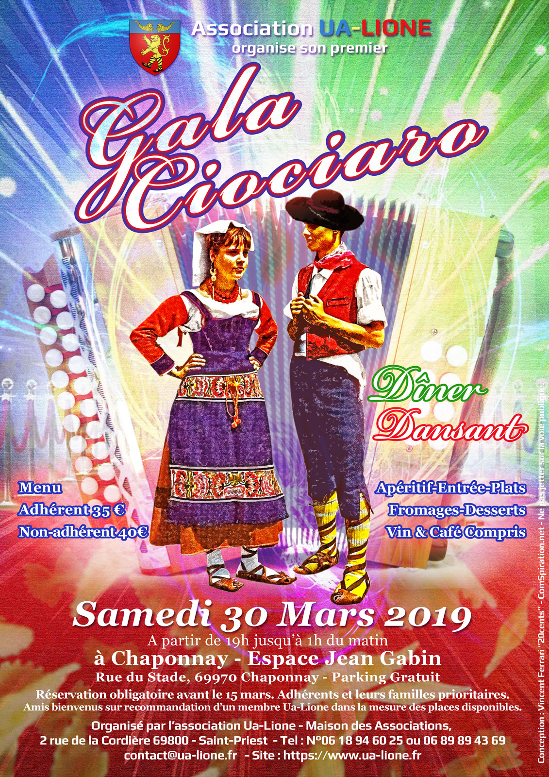 affiche gala ciociaro ua-lione 2019