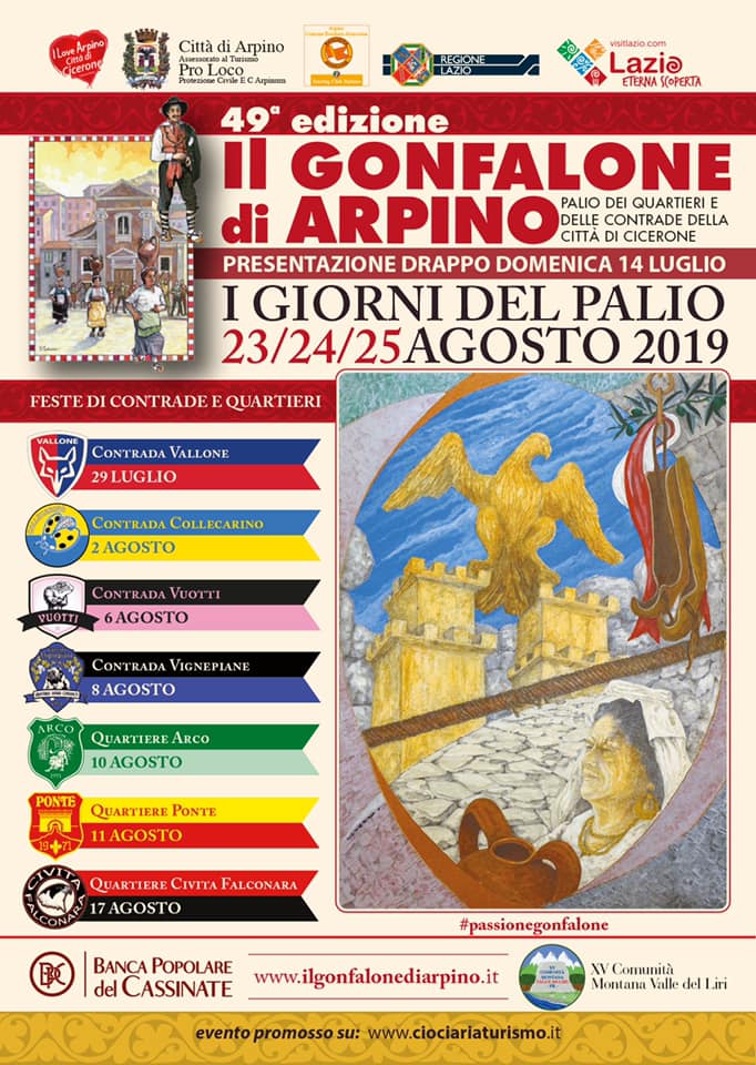 gonfalone di arpino 2019