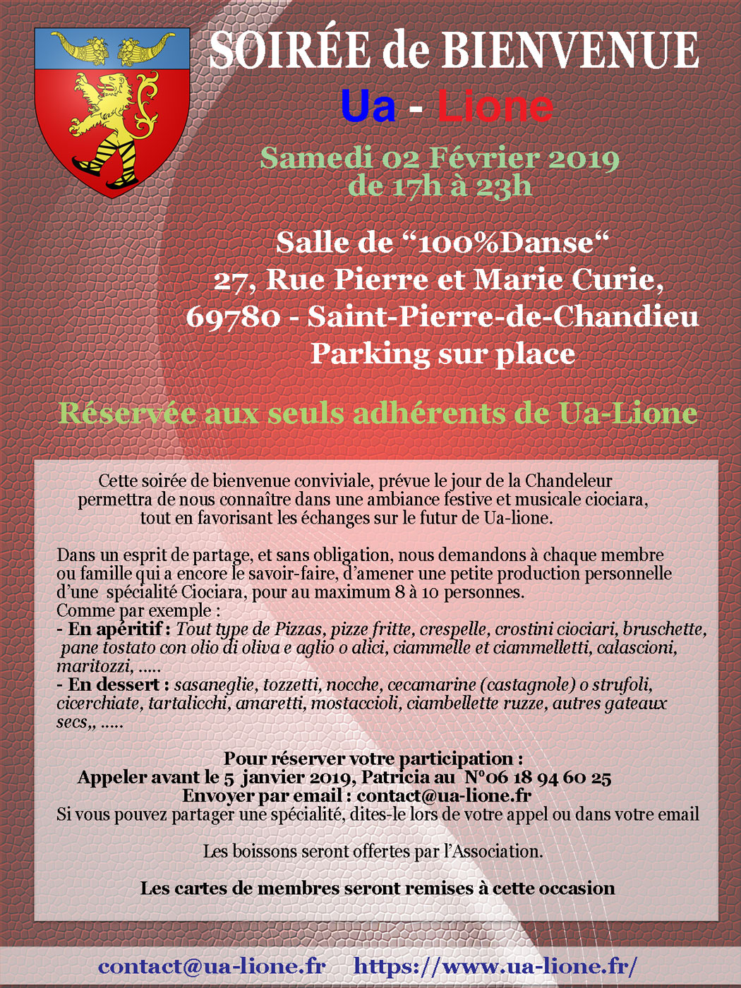 soiree ualione bienvenue fevrier 2018